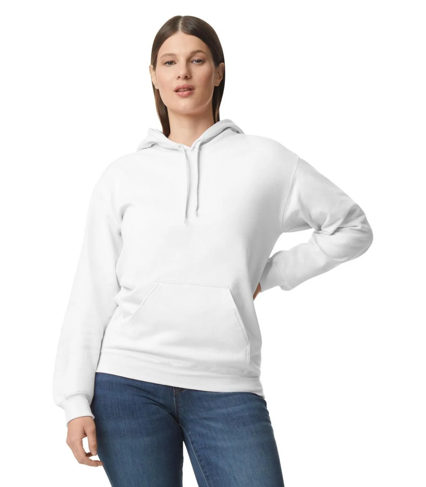 SOFTSTYLE - Trui met kap - Wit