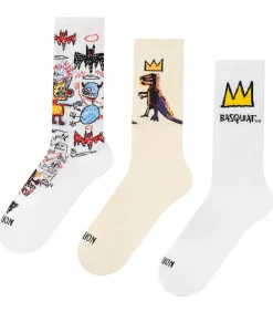 Sokken Athletic Basquiat (x3)