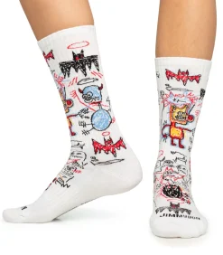 Sokken Athletic Basquiat Batman