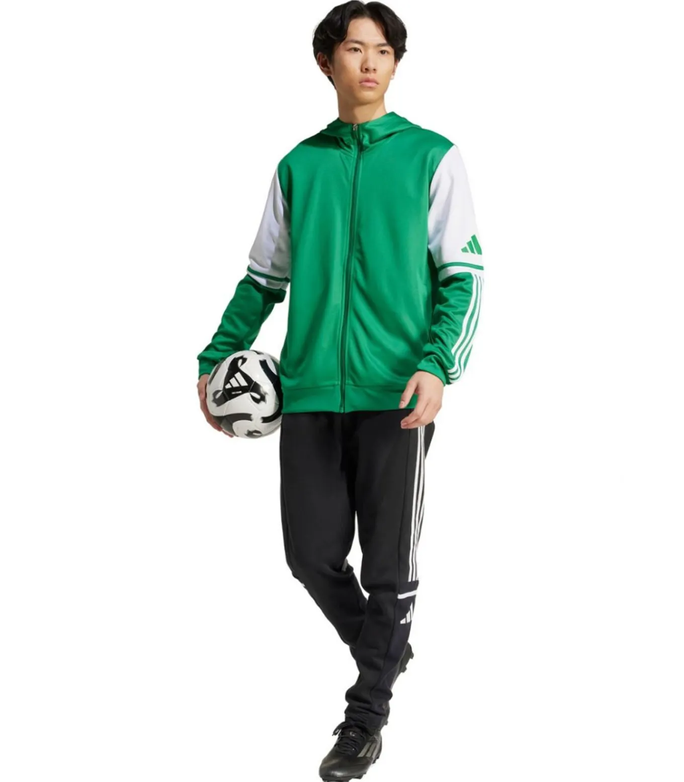 SQUADRA 25 - Hoodie Met Volledige Ritssluiting - Groen