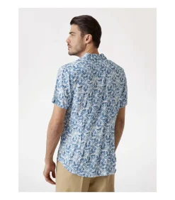 Ss Eco Ryaon Watercolor Shirt
