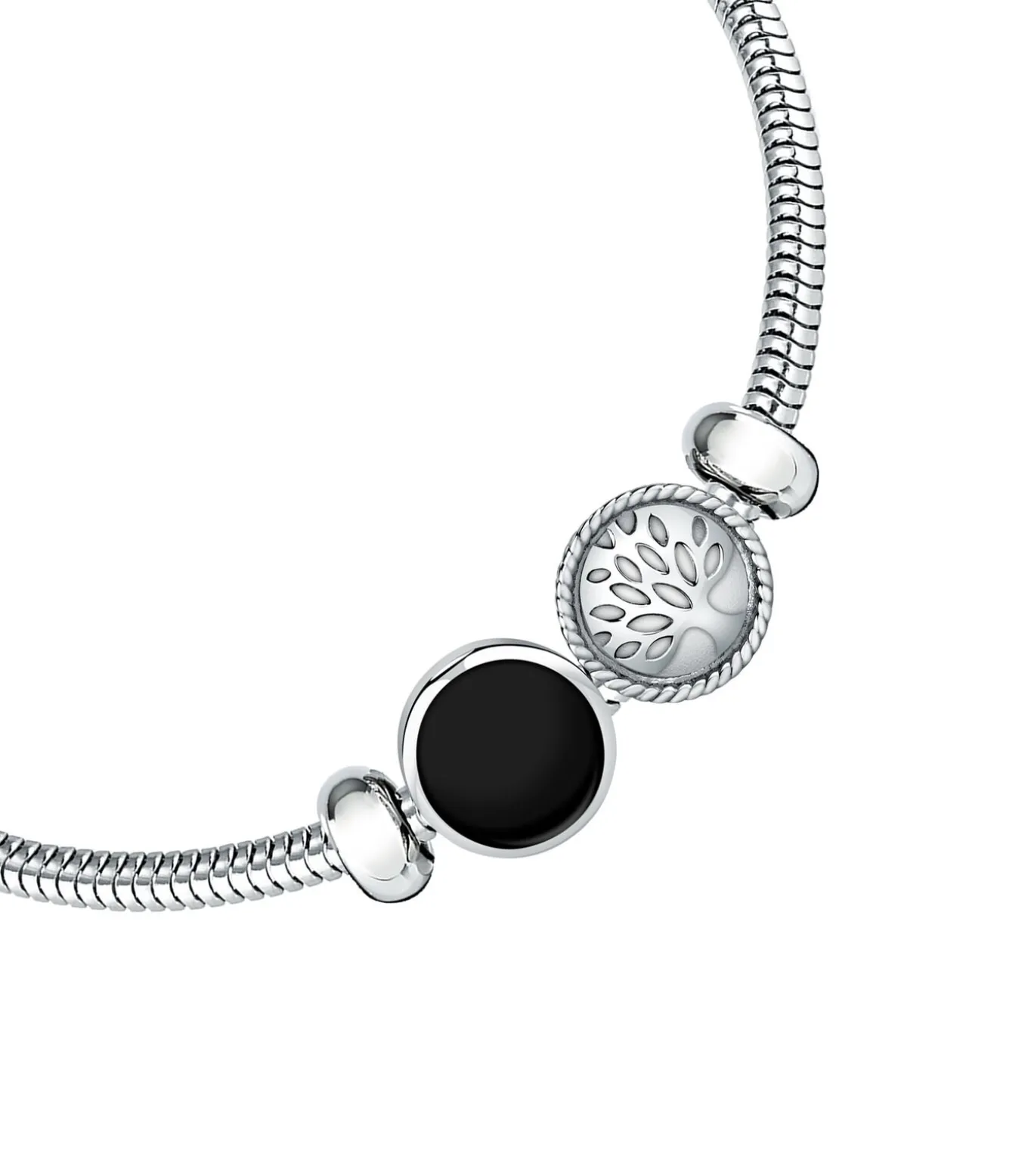 Stalen armband, emaille DROPS