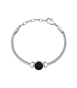 Stalen armband, emaille DROPS
