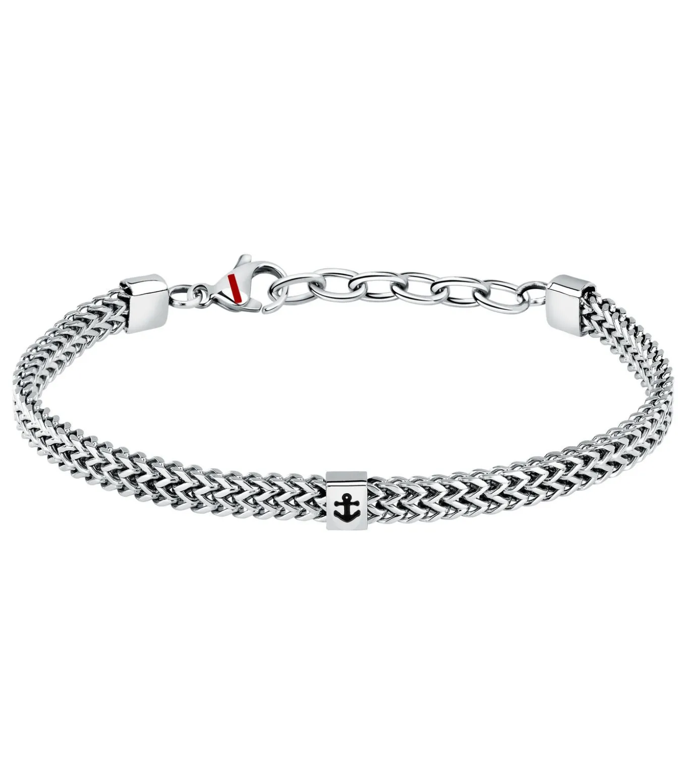 Stalen armband, emaille MARINE