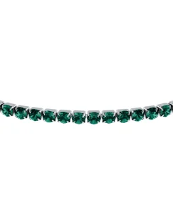 Stalen armband, TENNIS-kristallen