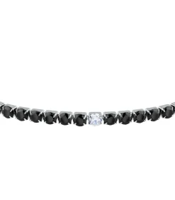 Stalen armband, TENNIS-kristallen