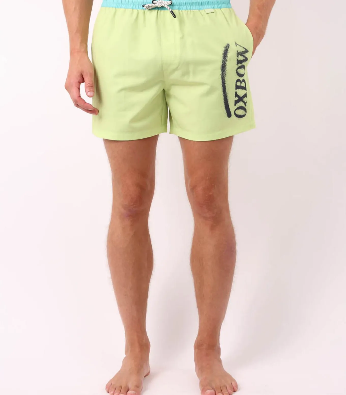 Strand korte stretch grafische print BEACHBREAK