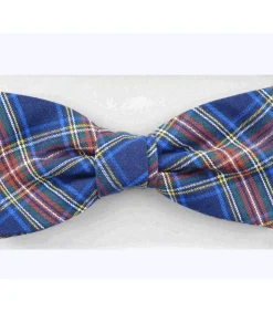 Strik schotse ruit blauw