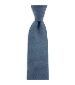 Stropdas softtouch denim blauw