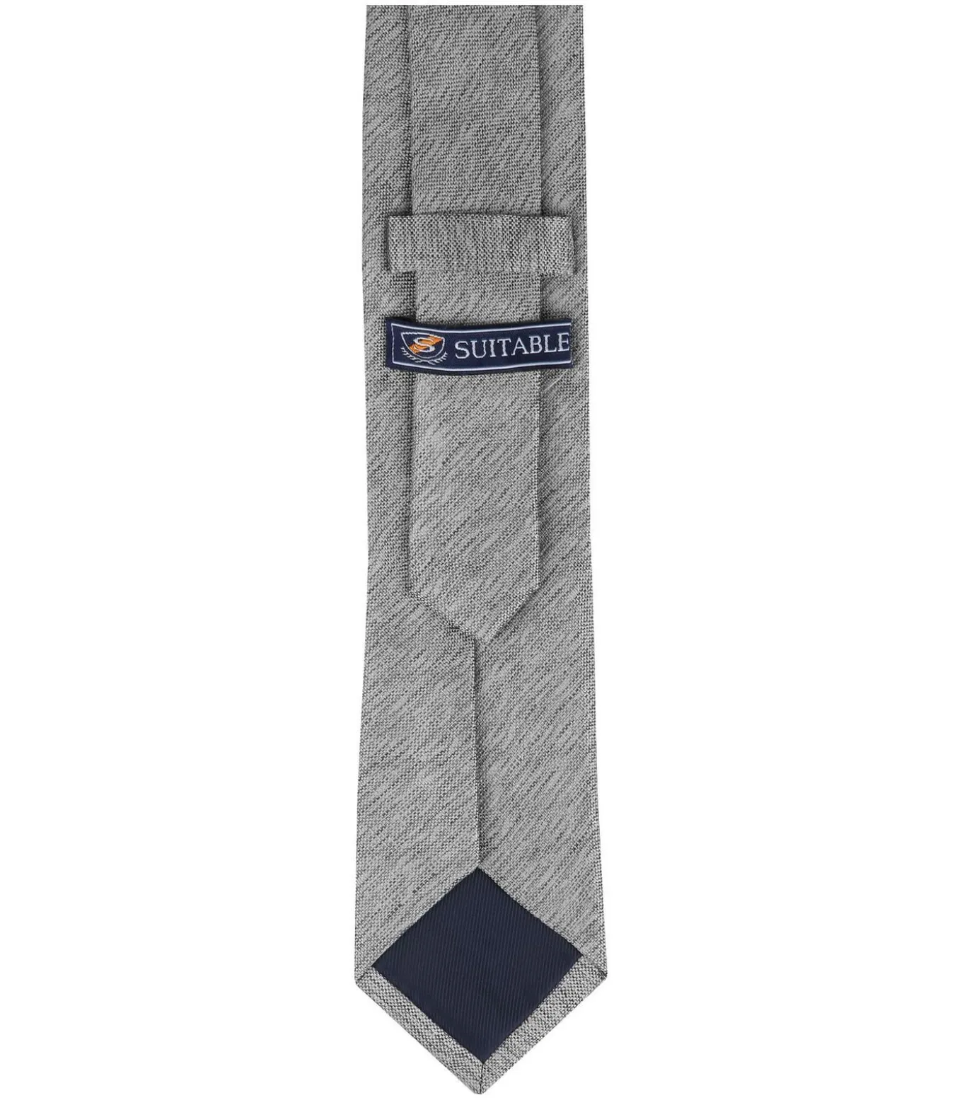 Stropdas Zijde Grijs K82-1