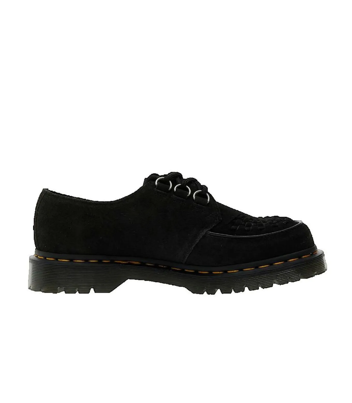 Suède Dr Martens sneakers in zwart