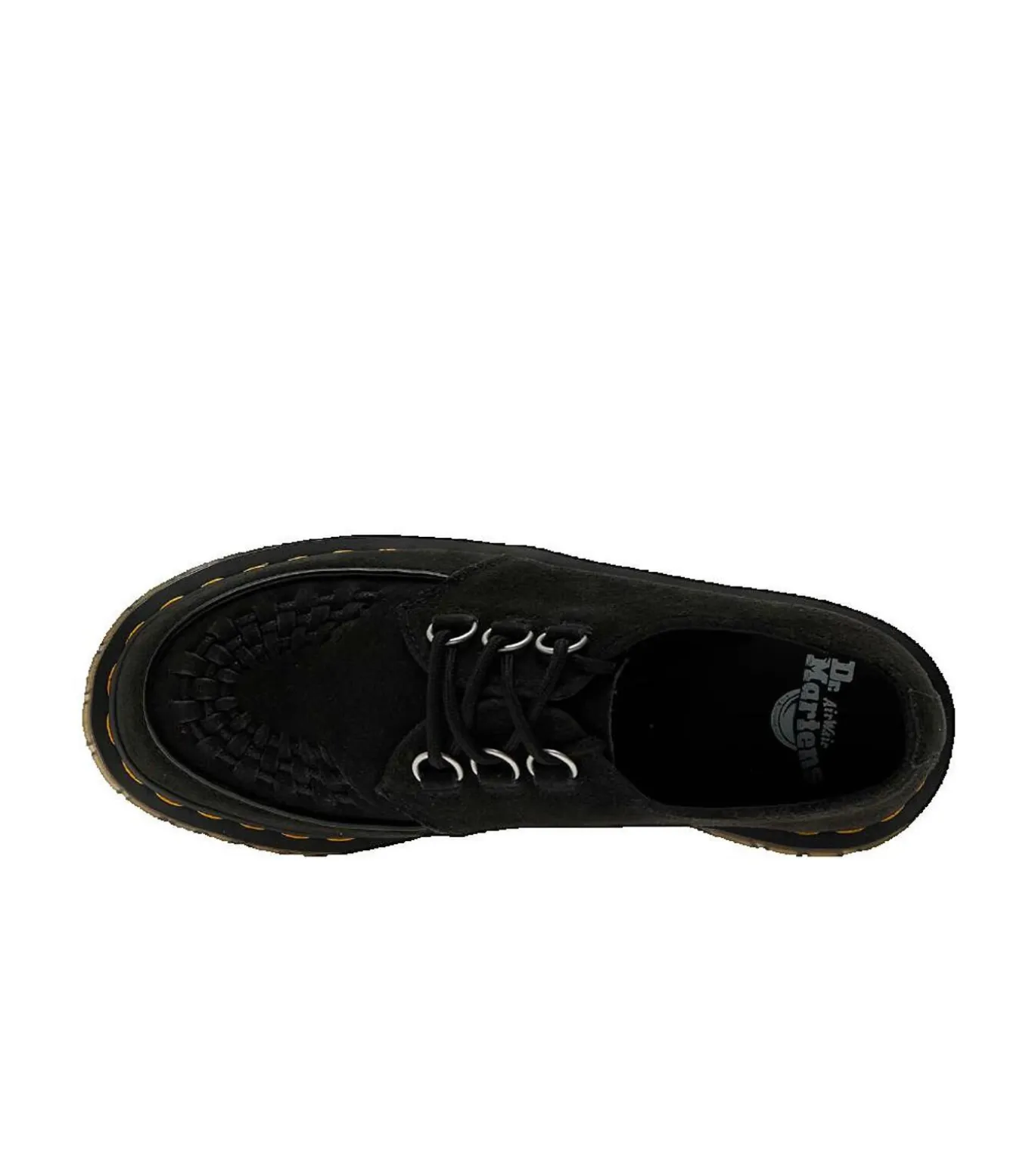 Suède Dr Martens sneakers in zwart
