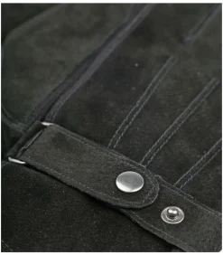 Suede Handschoen Zwart
