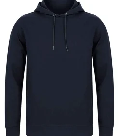 SUSTAINABLE - Trui met kap - Marineblauw