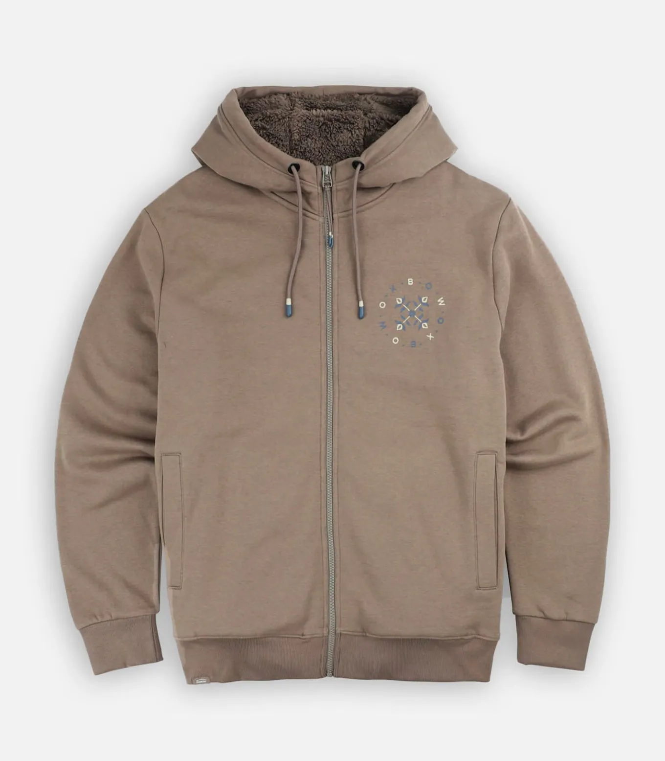 Sweater met sherpa-voering en capuchon CIRCLE