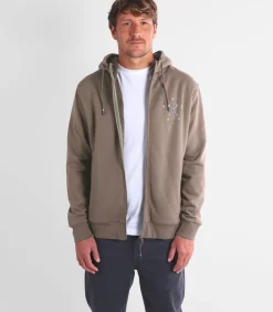 Sweater met sherpa-voering en capuchon CIRCLE