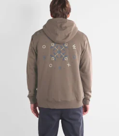 Sweater met sherpa-voering en capuchon CIRCLE