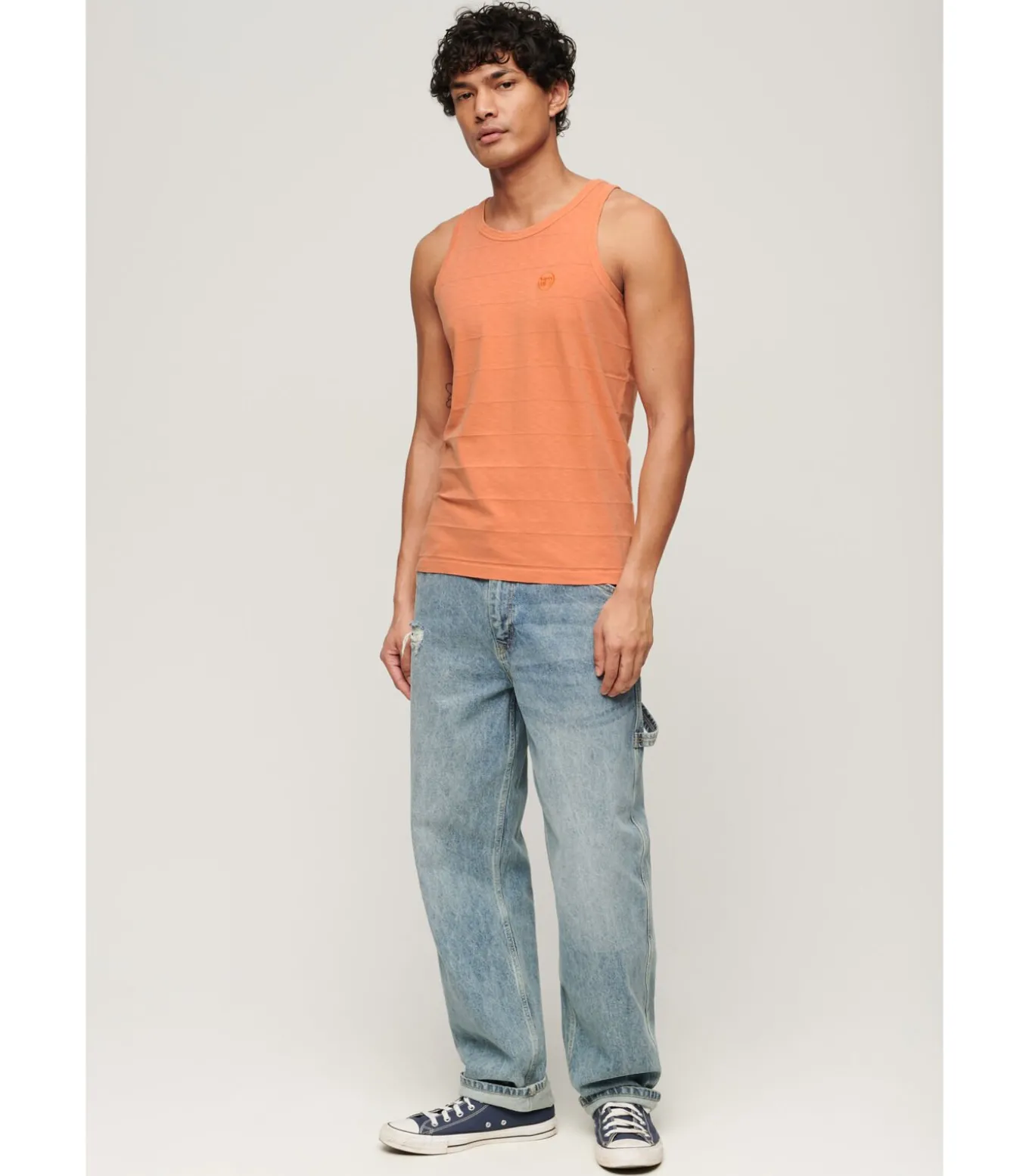Tanktop met structuur Vintage