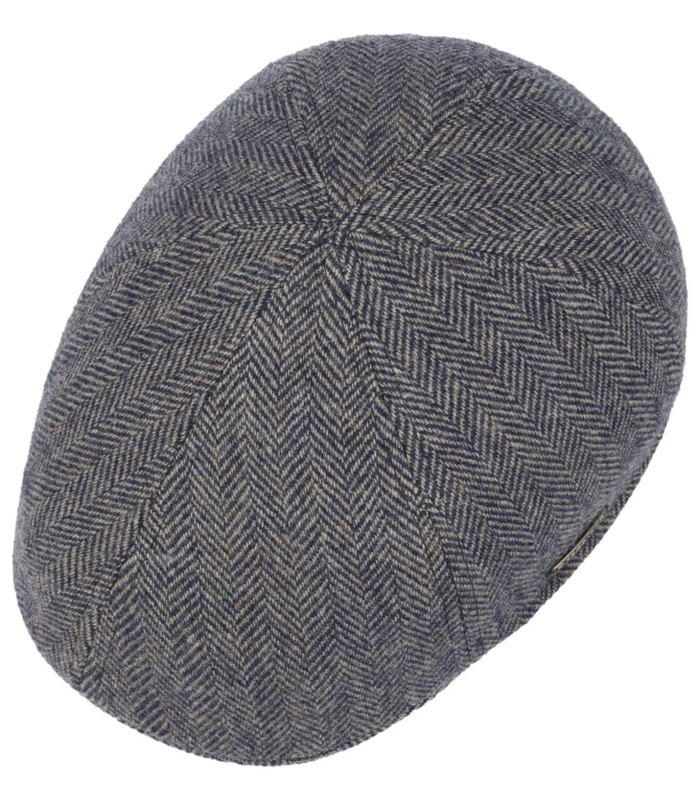 Texas Wool Herringbone Blauw