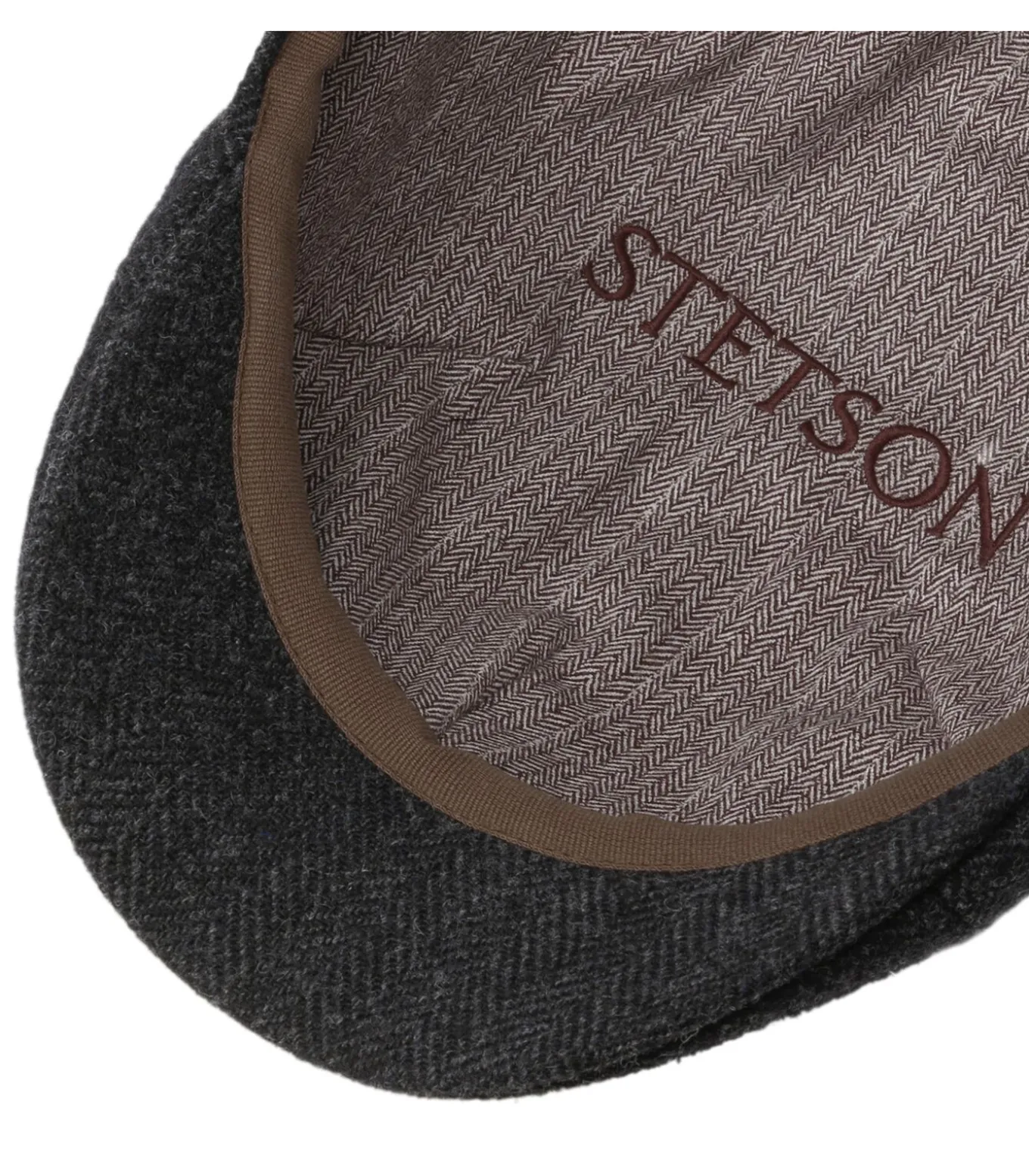 Texas Wool Herringbone Grijs