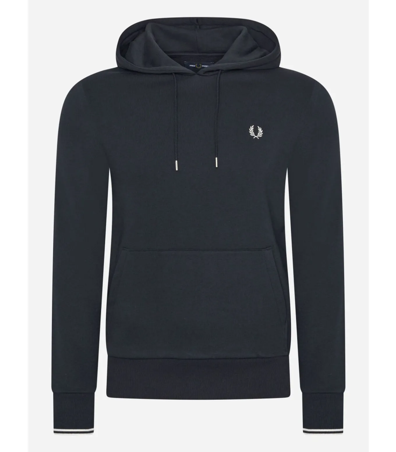 Tipped hooded sweatshirt - navy