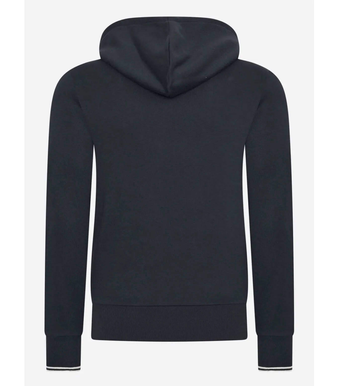 Tipped hooded sweatshirt - navy