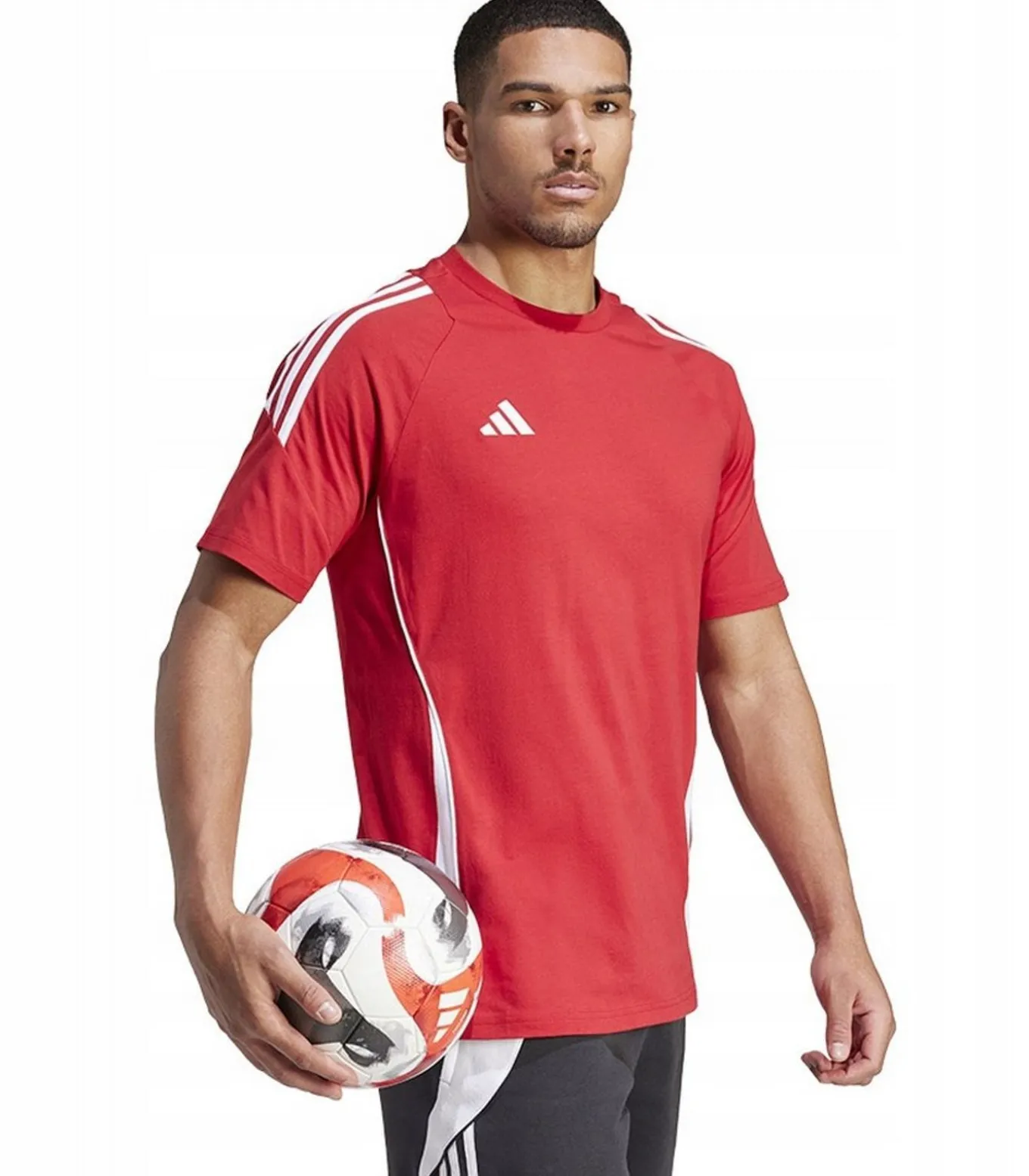 TIRO 24 SWEAT - T-shirt - Rood