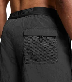 Track Shorts Zwembroek Heren Zwart