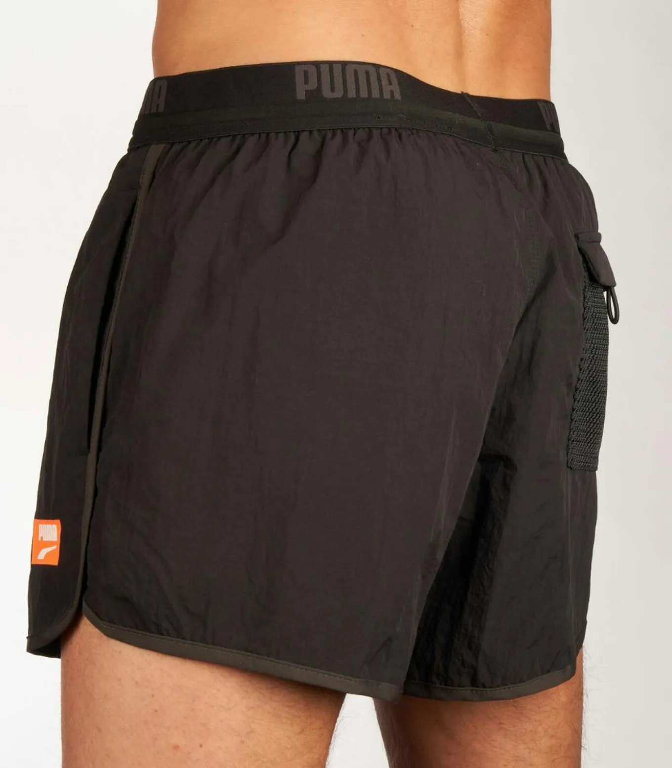 Track Shorts Zwembroek Heren Zwart