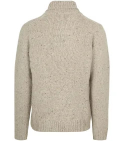 Trui Shawl Tweed Eco Wool Ecru