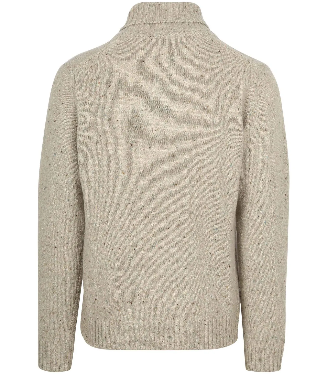 Trui Shawl Tweed Eco Wool Ecru