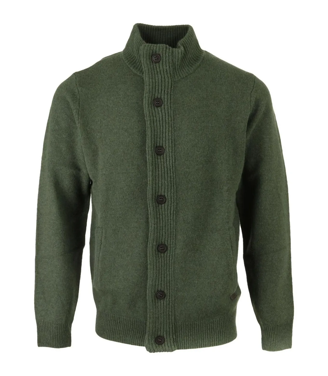 Truien Patch Zip Through Knitted Jumper