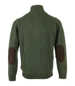 Truien Patch Zip Through Knitted Jumper