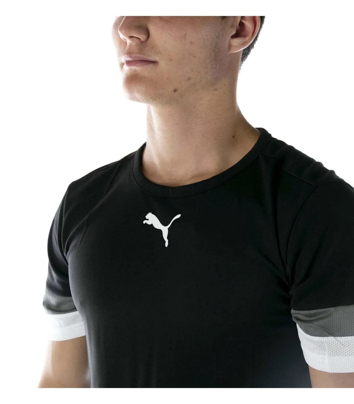 T-Shirt Puma Teamrise Jersey Nero