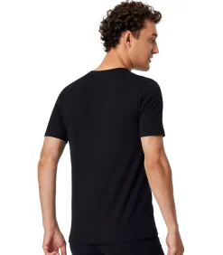 t-shirt ronde hals 2 pack 95/5 organic cotton shirts black