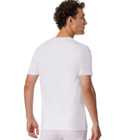 t-shirt ronde hals 2 pack 95/5 organic cotton shirts white