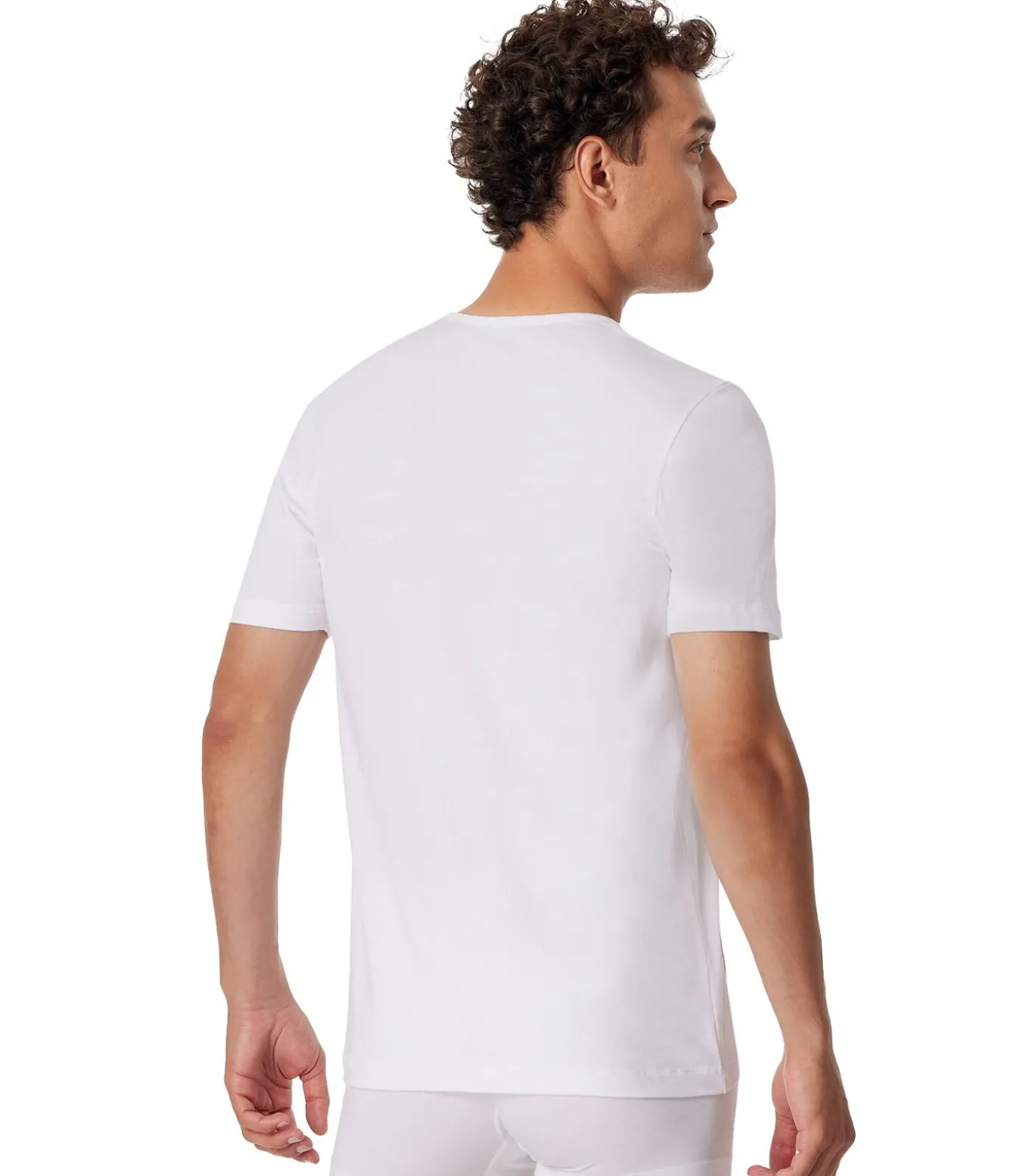 t-shirt ronde hals 2 pack 95/5 organic cotton shirts white