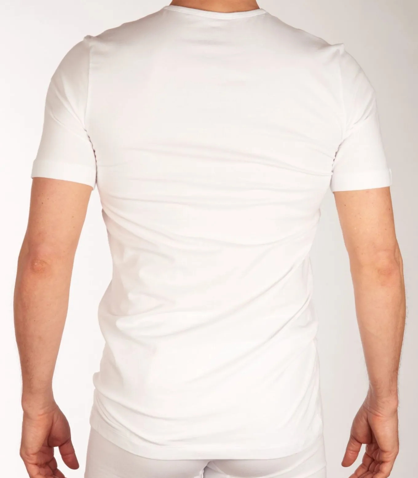 t-shirt ronde hals 2 pack 95/5 organic cotton shirts white