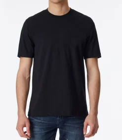 t-shirt ronde hals 2 pack essentials american shirts black
