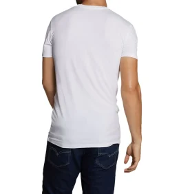t-shirt ronde hals 2 pack knitted r-neck t-shirt optical white