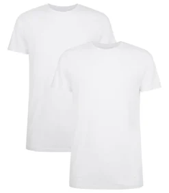 t-shirt ronde hals 2 pack knitted r-neck t-shirt optical white