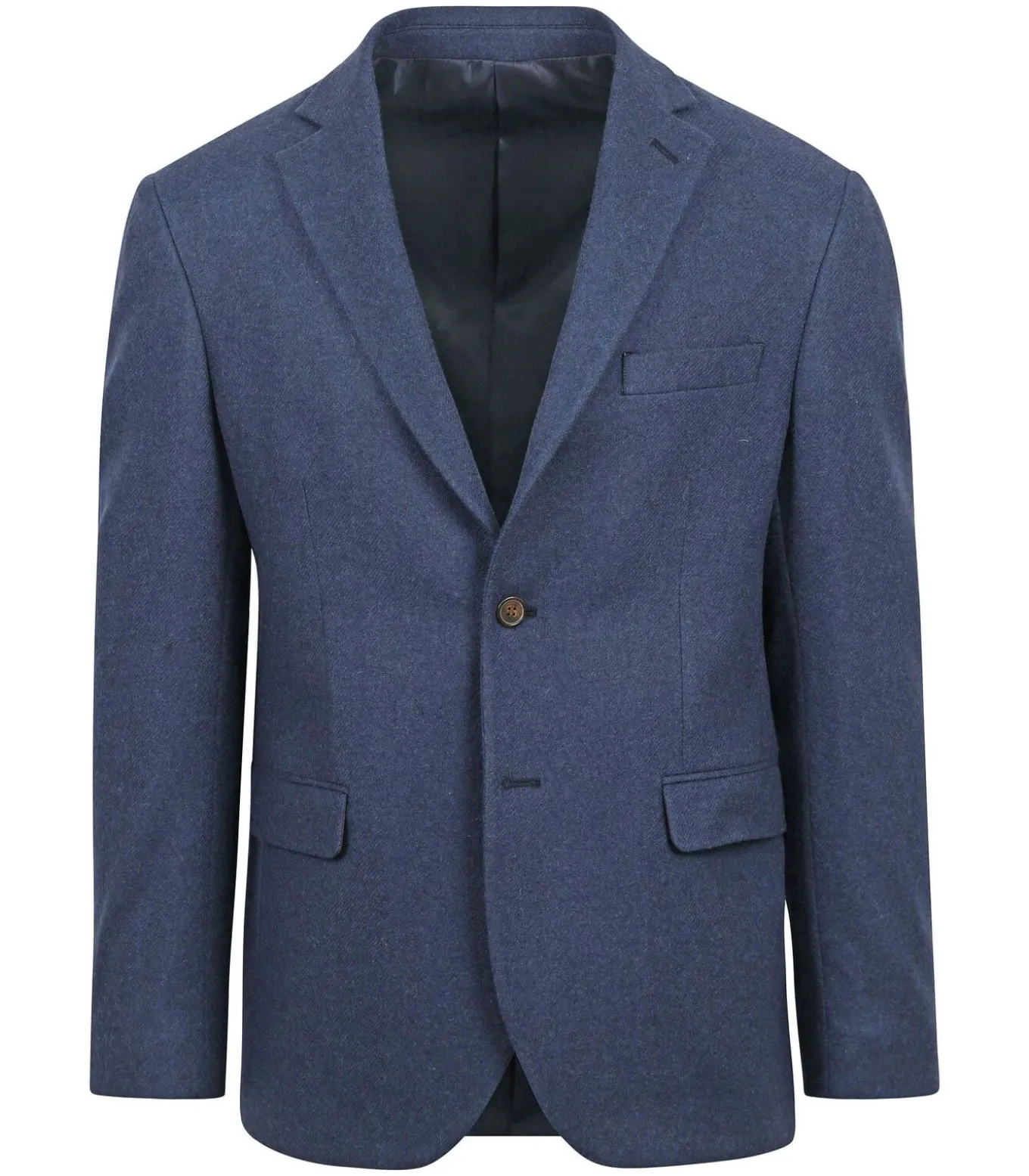 Tweed Colbert Mid Blauw