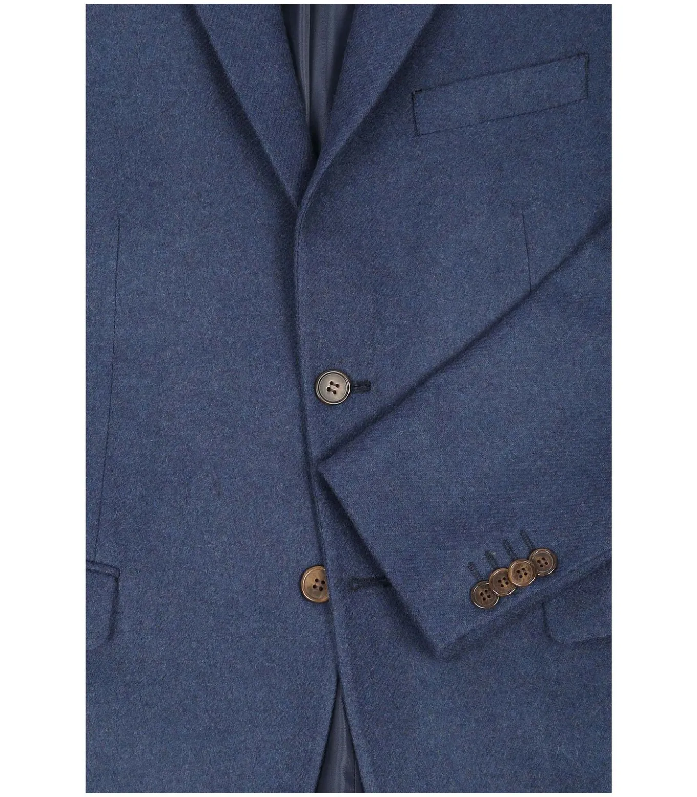 Tweed Colbert Mid Blauw