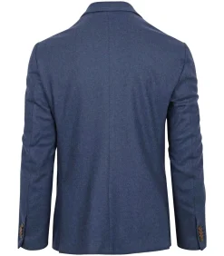 Tweed Colbert Mid Blauw