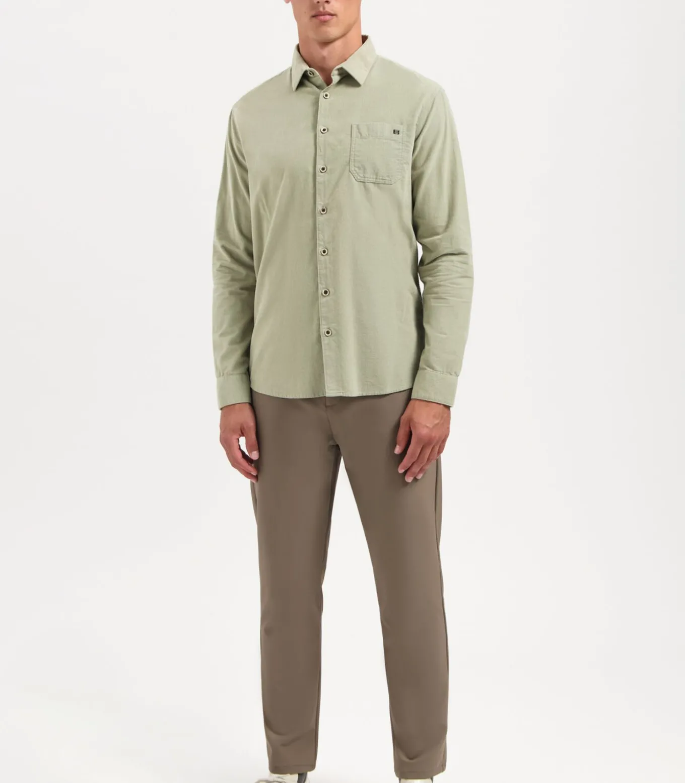 Uni hemd in fancy corduroy