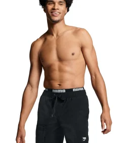 Utility Mid Shorts Zwembroek Zwart