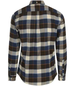 Valley Overhemd Ruit Bruin Blauw