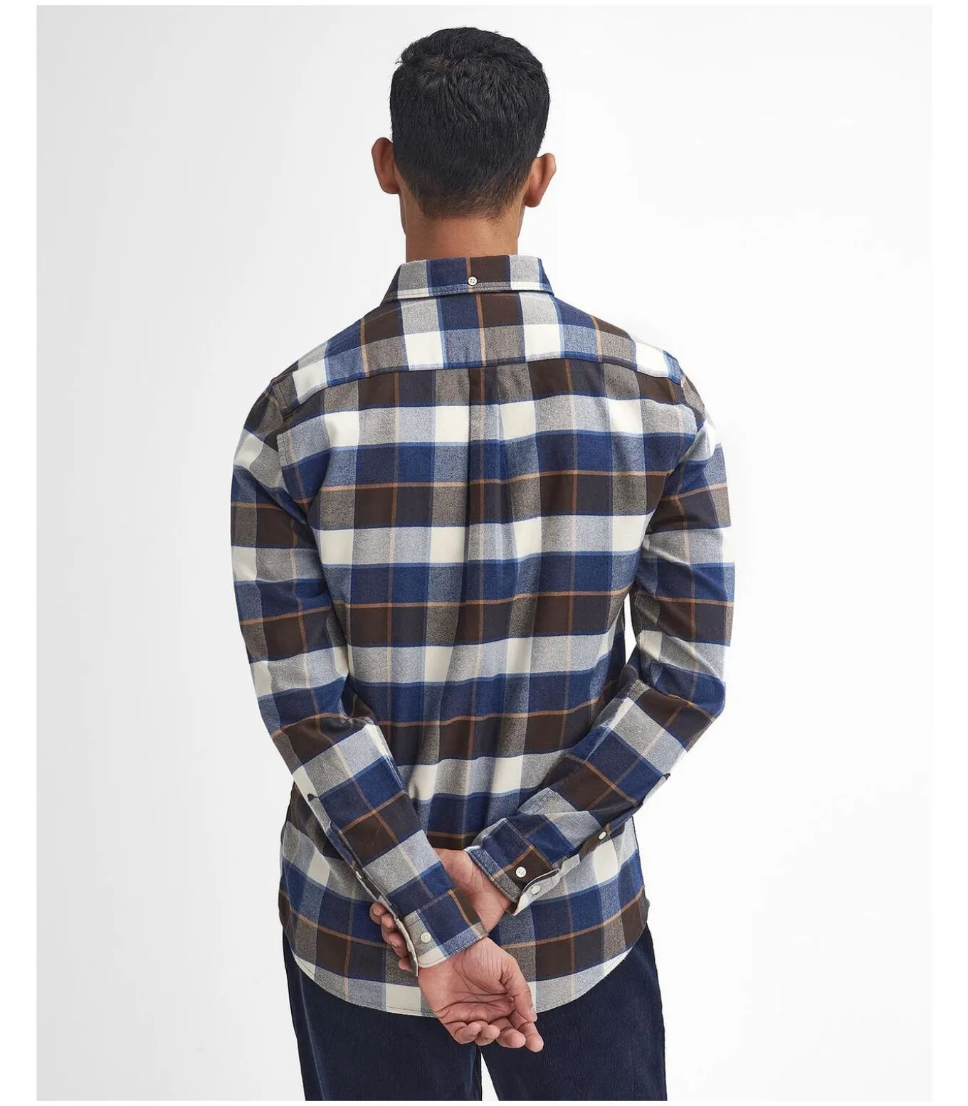 Valley Overhemd Ruit Bruin Blauw