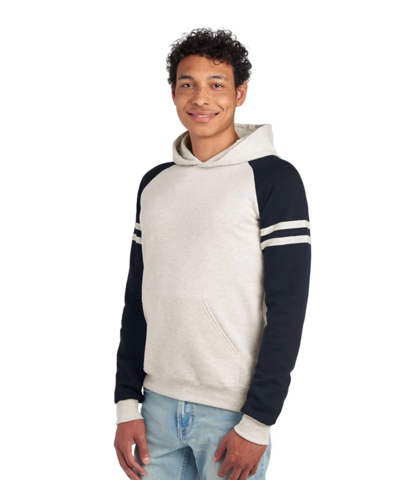 VARSITY - Trui met kap - Zwart Lak