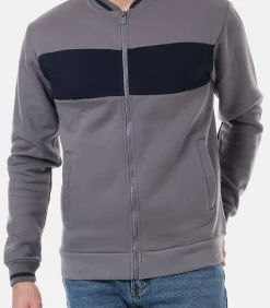 Vest met capuchon en ritssluiting